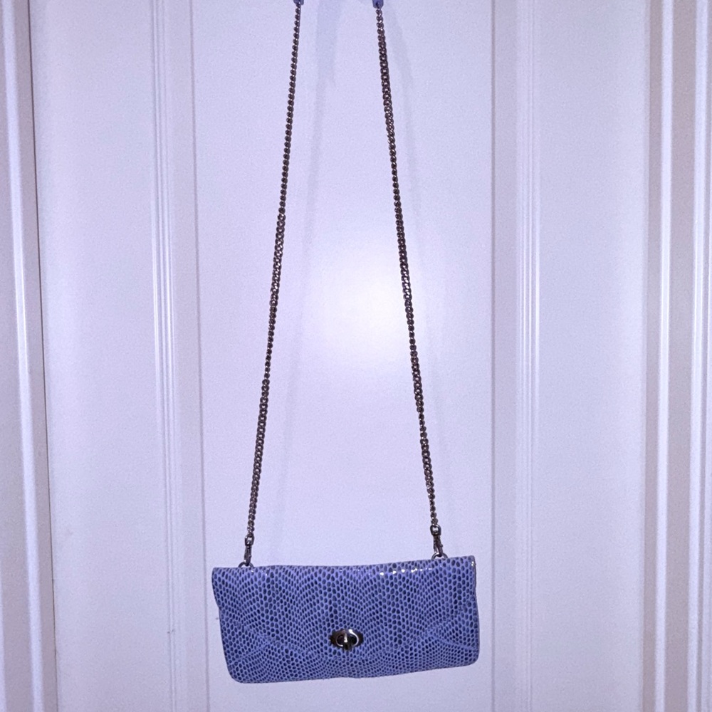 Sorial Vintage Blue Chain Strap Women's Bag